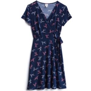 Arnett Faux Wrap Knit Dress